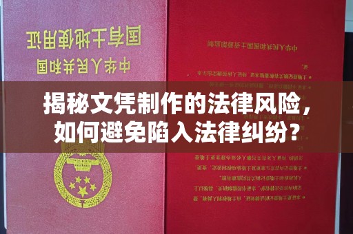 察雅揭秘文凭制作的法律风险，如何避免陷入法律纠纷？